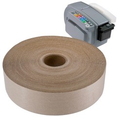Reinforced Water Activated Kraft Gummed Tape Carton Sealing 2.25″ x 450 ft