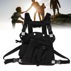 Radio Chest Harness Bag Oxford Cloth Universal Walkie Talkie Chest Pocket W ANDA
