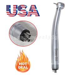 Dental LED E-generator Fiber Optic Handpiece Triple Spray Turbine 4-Hole UDM