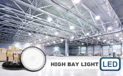 200W UFO LED High Bay Light Industrial Commercial Factory Garage Light 90-277V
