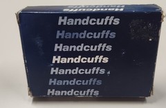 NOS Vintage 80s Smith & Wesson Nickel M-100 Handcuffs Made in USA With 2 Keys