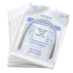 Alambre arco rectangular NITI súper elástico para ortodoncia dental Forma Nature