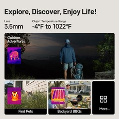 Topdon TCView TC002 IOS 256 X 192 Pixels Thermal Imaging Camera