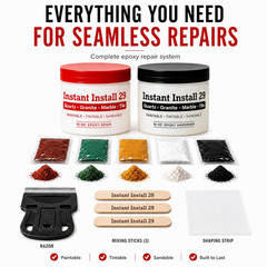 Instant Install 29 Complete – 20 Oz Epoxy Permanent Repair Kit with Ez-Tint 10