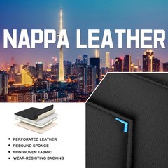 Honda CR-V Hybrid 2020-2026 Sport Nappa Leather Seat Covers Black Blue 2-Seat