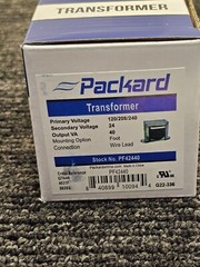 (QTY 2) Packard PF42440 Transformer Foot Mount Class II PRI 120/208/240V 40VA