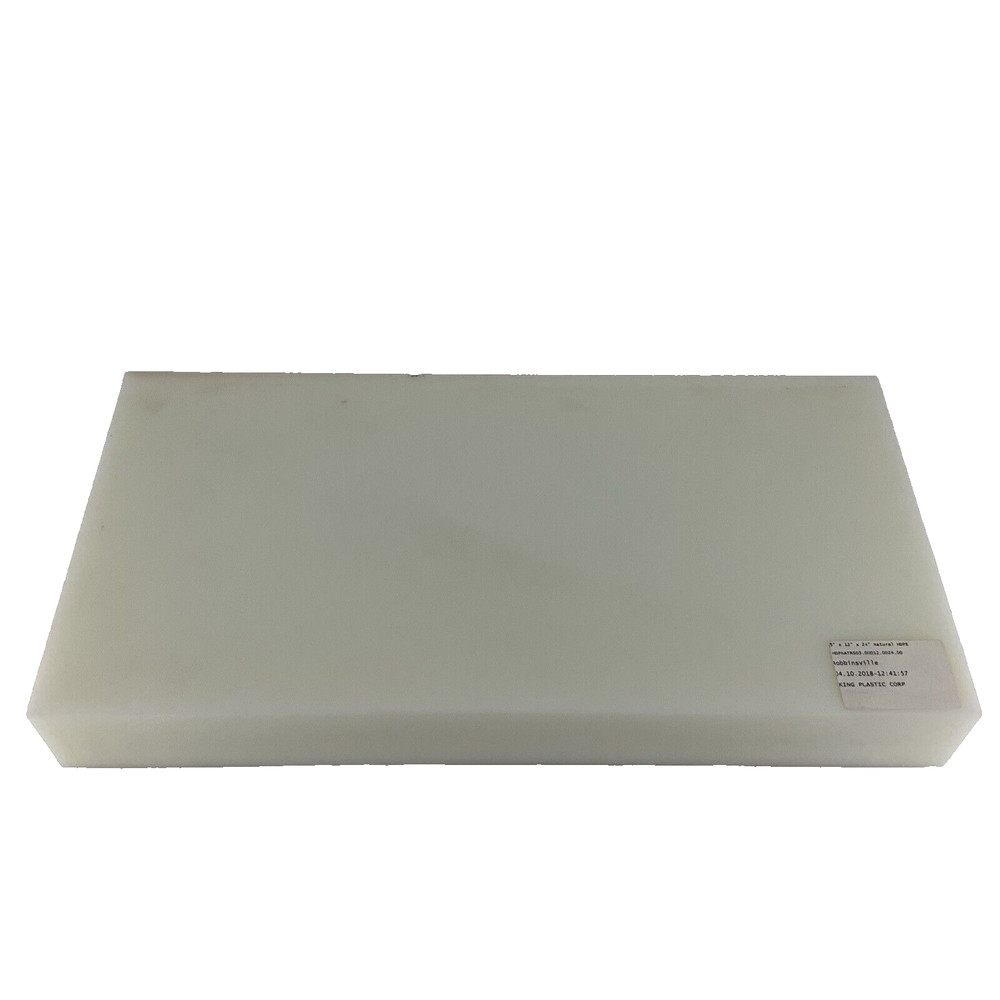 Mcmaster-Carr Moisture Resistant HDPE Sheet 12″ x 24″ x 3″ White NEW
