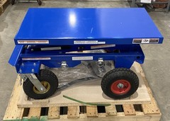 Vestil 600 Lb. Double-Scissor Lift Cart with Rough Terrain Tires CART-PN-600-D