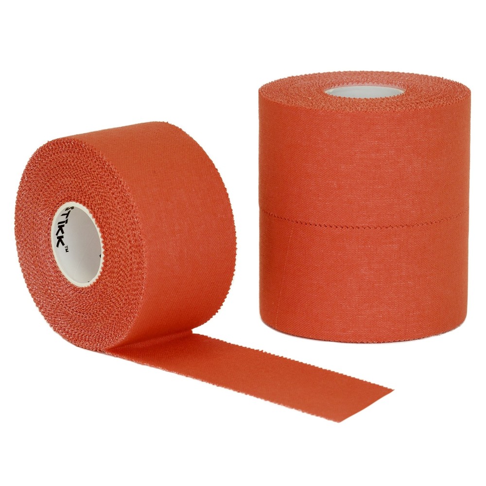STIKK Orange Athletic Tape 3 Pack 1.5″ x 15 Yard Rolls (45 feet)