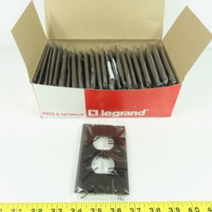 Trade Master TP8 Brown Outlet Wall Plate Cover Lot Of 23
