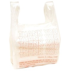 2 PACKS- Small T-Shirt Carry-Out Bags, 7″ x 5″ x 15″ (2000 ct.)