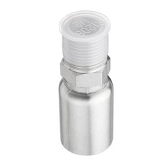 12-Pack 1/2″ Hose x 1/2″ NPTF Male Pipe Thread Hydraulic Hose End Crimp Fittings