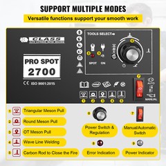 VEVOR Stud Welder Dent Repair Spot Dent Puller Machine for Car Body Dent Repair