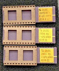 Zilog Z8093RS Z8094RS Z-UPC Piggyback Microcontroller ES Engineering Sample Lot3