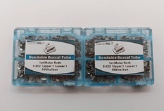 50Set Dental Orthodontics Bondable Buccal Tubes 1st Molar Roth 022 Mesh Base