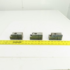 H & R Mfg. 82-20 60° Soft Lathe Chuck Jaws 4″ L x 1-1/2″ W x 1.98″ H Lot Of 3