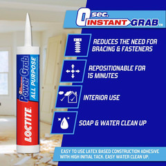 Power Grab Express 9 Oz. All Purpose Construction Adhesive (4-Pack)