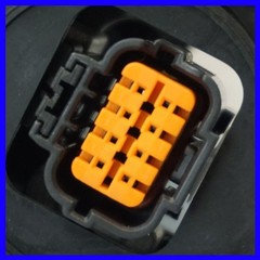 Power Heated Mirror Passenger Side Black Paint to Match Kia Rio EX/LX/SX 14-16