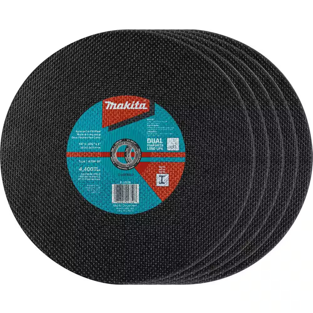 14 in. x 1 in. x 3/32 in. Cut-off Wheel (5-Pack)