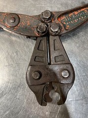National Telephone Supply Co. Nicropress 51 plum Oval Manual Swaging Tool. ID #2