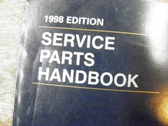 HYUNDAI SERVICE PARTS HANDBOOK 1998