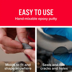J-B Weld 8297 HighHeat 500 Degree Epoxy Putty Stick 2 oz. Grey
