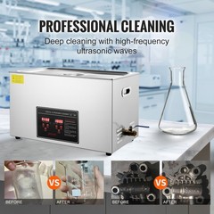 Uimoso 30L Ultrasonic Cleaner with Timer Heating Machine Digital Sonic Cleaner