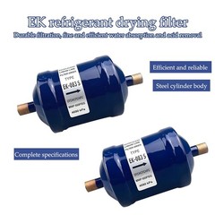HZEL 3/8″ Liquid Line Filter Refrigerant Drier, EK-083S Sweat Flow Filter Dryer