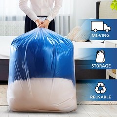 5 Pack 36” x 50” Extra Large Clear Plastic Storage Bags | 2 Mil Storage Bag…