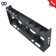 Pallet Fork Frame W Receiver Hitch & Spear Sleeves Skid Steer 4000lb Heavy-Duty