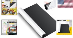 Blank White Surface Magnet Sheets 36 Inch x 5 Feet, 30 Mil Magnetic Roll Prin…