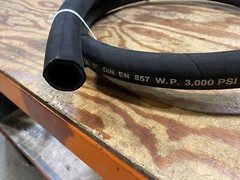 1″ R16 hydraulic Hose 25 ft. 3,000 PSI 2 wire Hose OD 1.415
