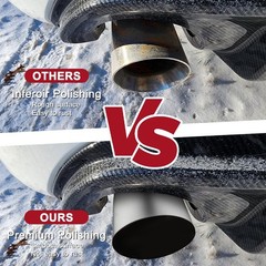 2.5 Inch Inlet Exhaust Tip, 2.5″ Inlet 4″ Outlet 9″ Overall Length Stainless …