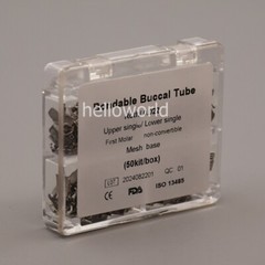 200 Pc Dental Orthodontic 1st Molar Tubos Bucales Mesh Base Roth 022 Buccal Tube