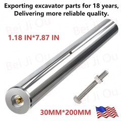 1 Pair of New Mini Excavator Bucket Pins 30mm X 200mm Long ，With grease nipple.