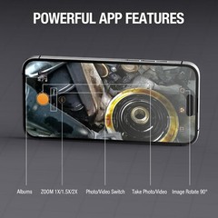 Endoscope Camera Teslong USB-C Borescope Inspection Camera for iPhone 15/Android