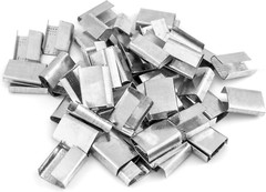 200PCS 5/8” Open Strapping Seals Banding Clips Snap-On for Pallet Packaging