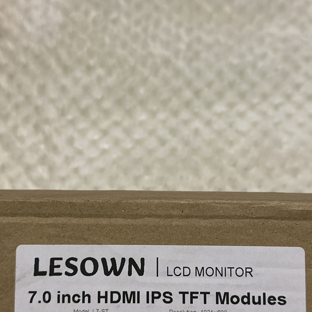 L Raspberry Pi 7 inch Touch Screen HDMI LCD Display Monitor Made By Lesown