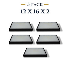 5 Pack of 12 x 16 x 2 Riker Display Cases Boxes for Collectibles Arrowheads