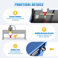Electric Metal Marking Machine Number Letter Label Dot Peen Marking Engraver