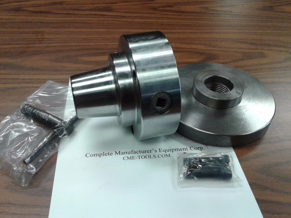 5C Collet Chuck with 1-1/2″-8 semi-finished adapter plate,Chuck Dia. 5″ #5C-05F0