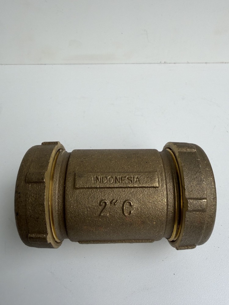 2″ C Brass Compression Coupling Pipe Repair Fitting Copper Tube Size Indonesia