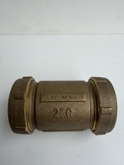 2″ C Brass Compression Coupling Pipe Repair Fitting Copper Tube Size Indonesia