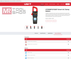 UNI-T Clamp Meter Digital Multimeter Bluetooth T-RMS L.P.F Inrush Current Tester