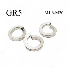 Titanium GR5 Helical Spring Lock Washers M1.6 M2 M3 M4 M5 M6 M8 M10 M12 M14-M20