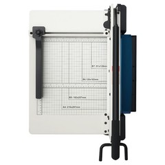 Uimoso Paper Cutter 12″A4 Guillotine Paper Trimmer 400 Sheet Capacity Metal Base