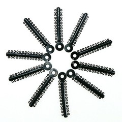 Dental Ortho Ligature Ties Elastic Rubber Bands 1040Pcs For Teeth Bracket Brace