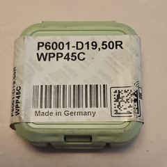 Walter Replaceable Drill Tips P6001-D19.50R WPP45C 0.7480″ Dia 19.00mm LOT1045