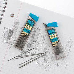 Eco-Friendly Super Hi-Polymer Lead Refill 0.7mm HB 30 Pieces for Smooth Writing