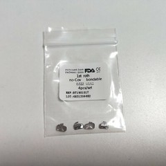 40Pcs Dental Buccal Tube 1ST Molar Roth 0.022 Bondable No-cov U1/L1 4pcs/set